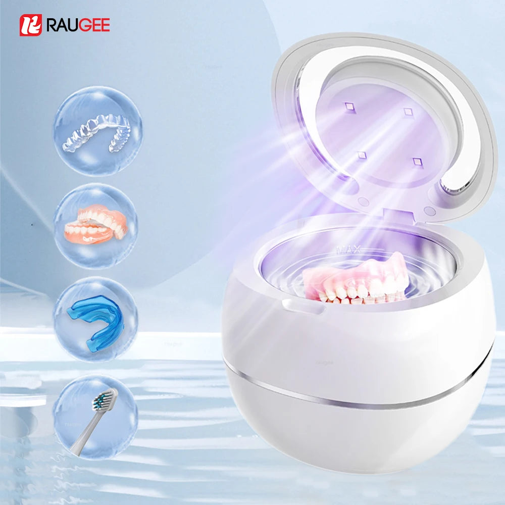 Ultrasonic Jewelry & Denture Cleaner - Compact UV Machine