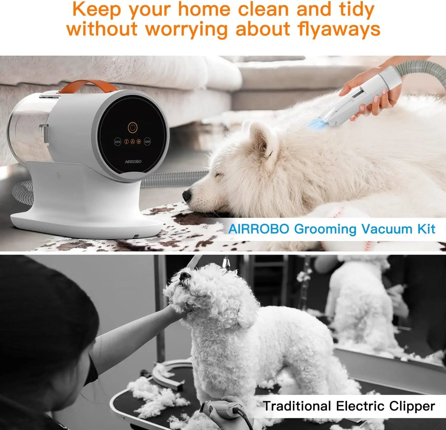 Dog Grooming Vacuum 12000Pa - Ultimate Pet Hair Remover